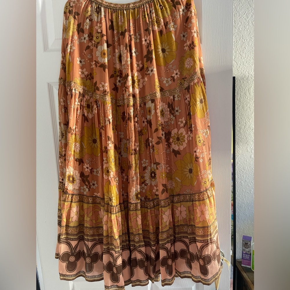 Spell. Buttercup maxi skirt. NWT. Size S.